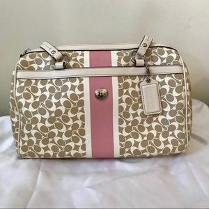 COACH leather shoulder bag